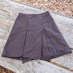 Brown Wool Kenneth Cole Skirt